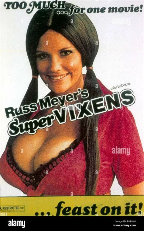 Poster for Russ Meyer’s Supervixens, 1975 erotic action-comedy film