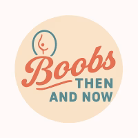 Boobs then and now Logo